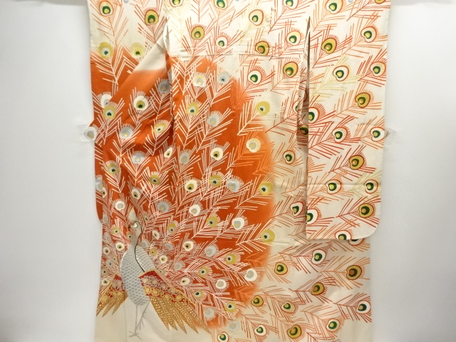 Japanese Kimono / Antique / Furisode Silk